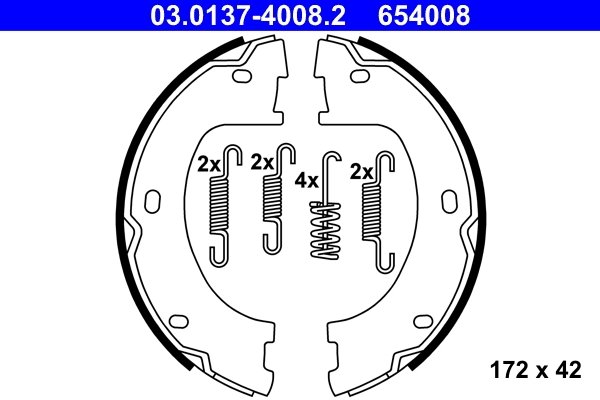 Set saboti frana ATE 03.0137-4008.2