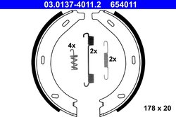 Set saboti frana ATE 03.0137-4011.2