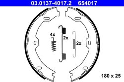 SET SABOTI FRANA ATE 03.0137-4017.2 - Compatibil cu MERCEDES-BENZ