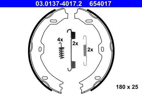 Set saboti frana ATE 03.0137-4017.2