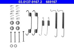 Set accesorii saboti frana ATE 03.0137-9167.2