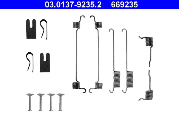 SET ACCESORII SABOTI FRANA ATE 03.0137-9235.2 - Compatibil cu FORD