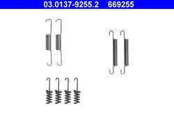 SET ACCESORII SABOTI FRANA ATE 03.0137-9255.2 - Compatibil cu MERCEDES-BENZ, VW