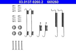 Set accesorii saboti frana ATE 03.0137-9260.2