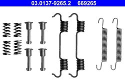 SET ACCESORII SABOTI FRANA ATE 03.0137-9265.2 - Compatibil cu BMW
