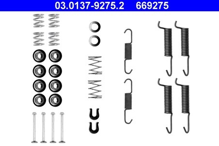 SET ACCESORII SABOTI FRANA ATE 03.0137-9275.2 - Compatibil cu MITSUBISHI
