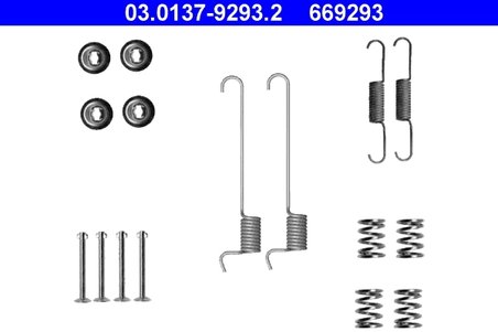 SET ACCESORII SABOTI FRANA ATE 03.0137-9293.2 - Compatibil cu NISSAN