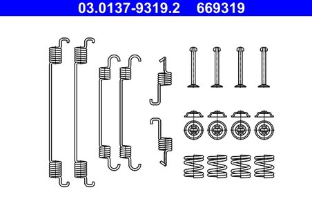 Set accesorii saboti frana ATE 03.0137-9319.2