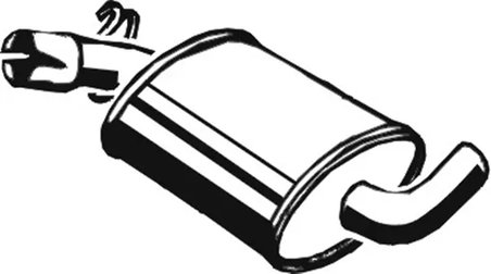 TOBA ESAPAMENT INTERMEDIARA ASMET 03.026 - Compatibil cu VW