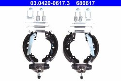 SET SABOTI FRANA ATE 03.0420-0617.3 - Compatibil cu AUDI, SEAT, VW