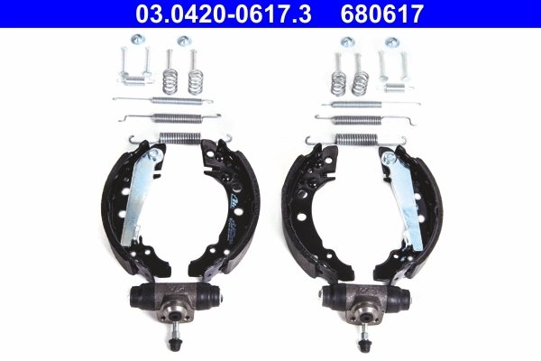 SET SABOTI FRANA ATE 03.0420-0617.3 - Compatibil cu AUDI, SEAT, VW