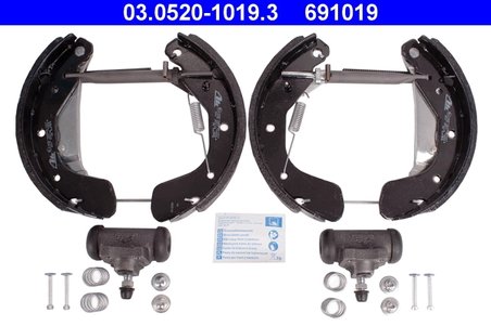 SET SABOTI FRANA ATE 03.0520-1019.3 - Compatibil cu CHEVROLET, OPEL, VAUXHALL