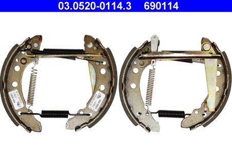 SET SABOTI FRANA ATE 03.0520-0114.3 - Compatibil cu AUDI, VW