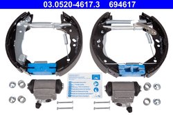 Set saboti frana ATE 03.0520-4617.3