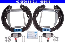 SET SABOTI FRANA ATE 03.0520-5419.3 - Compatibil cu SKODA