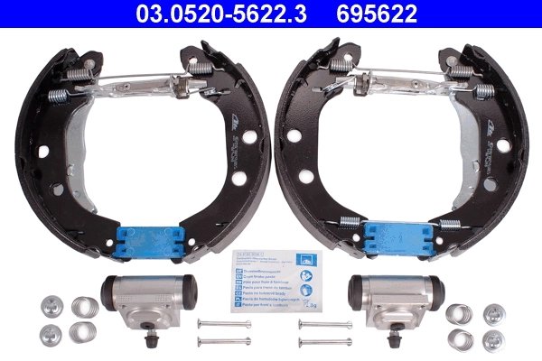 SET SABOTI FRANA ATE 03.0520-5622.3 - Compatibil cu NISSAN, RENAULT