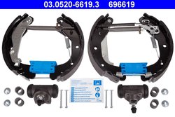 Set saboti frana ATE 03.0520-6619.3