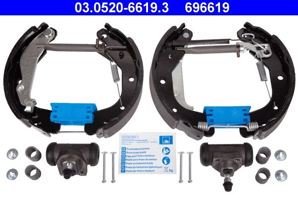 SET SABOTI FRANA ATE 03.0520-6619.3 - Compatibil cu CHEVROLET, DAEWOO