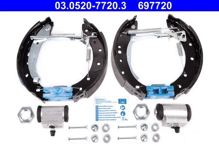 SET SABOTI FRANA ATE 03.0520-7720.3 - Compatibil cu PEUGEOT
