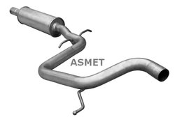 TOBA ESAPAMENT INTERMEDIARA ASMET 03.121 - Compatibil cu SKODA, VW