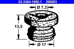 Capac, rezervor lichid frana ATE 03.3304-1000.1