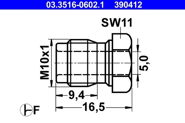 Surub olandez ATE 03.3516-0602.1