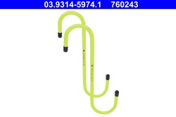 CARLIG, ETRIER FRANA (INLOCUIT PLACATE FRANA) ATE 03.9314-5974.1 - Piesa auto compatibila cu mai multe marci