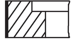 Set segmenti piston MAHLE 030 48 N0