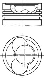 Piston MAHLE 030 59 00