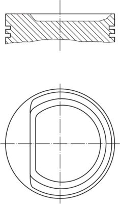PISTON MAHLE 030 71 00 - Compatibil cu SKODA, VW