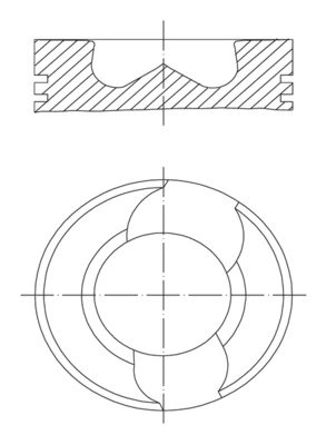 Piston MAHLE 030 98 00