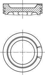 PISTON MAHLE 033 14 00 - Compatibil cu AUDI, SEAT