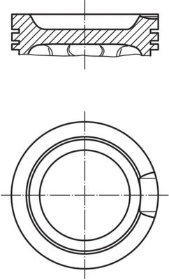 PISTON MAHLE 033 14 00 - Compatibil cu AUDI, SEAT