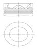 PISTON MAHLE 037 PI 00106 000 - Compatibil cu RENAULT TRUCKS, VOLVO