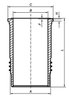 Camasa cilindru MAHLE 037 WN 48 01
