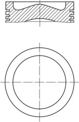 Piston MAHLE 038 73 00