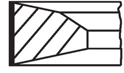 Set segmenti piston MAHLE 038 73 N0