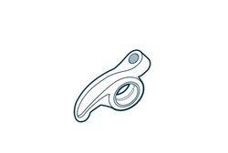 CULBUTOR TREN SUPAPE OE GERMANY 04 0512 912000 - Piesa auto compatibila cu mai multe marci