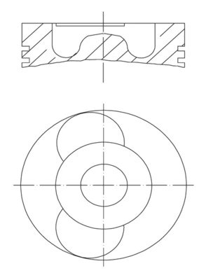 Piston MAHLE 040 22 00
