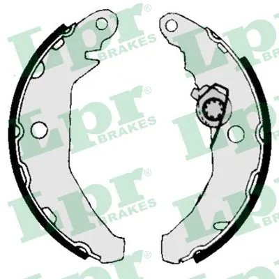 SET SABOTI FRANA LPR 04340 - Compatibil cu FORD