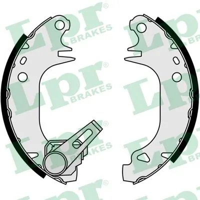 SET SABOTI FRANA LPR 04930 - Compatibil cu CITROEN, DALLAS, MEGA, PEUGEOT