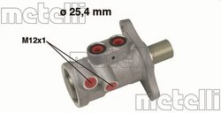 POMPA CENTRALA FRANA METELLI 05-0557 - Compatibil cu RENAULT