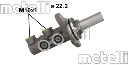 Pompa centrala frana Metelli 05-1163