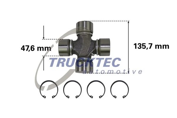 Articulatie, arbore articulat Trucktec Automotive 05.34.008