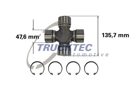Articulatie, arbore articulat Trucktec Automotive 05.34.008