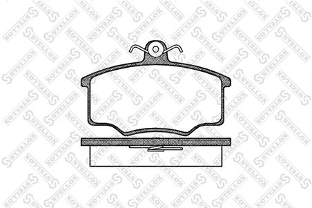 Set placute frana Stellox 057 000-SX