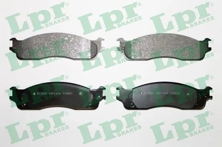 SET PLACUTE FRANA LPR 05P1478 - Piesa auto compatibila cu mai multe marci