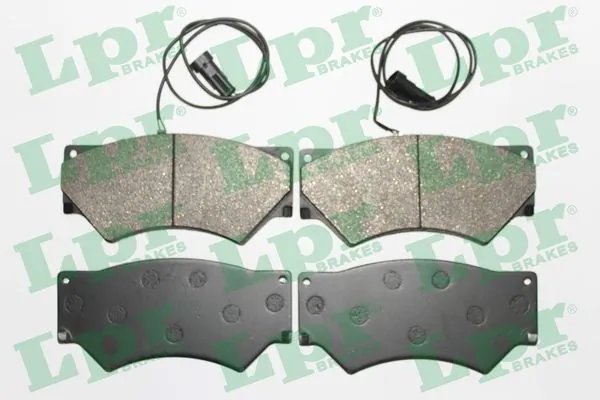 SET PLACUTE FRANA LPR 05P1651 - Piesa auto compatibila cu mai multe marci