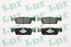 SET PLACUTE FRANA LPR 05P1702 - Compatibil cu DACIA, RENAULT, SMART