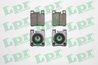 SET PLACUTE FRANA LPR 05P477 - Compatibil cu CHRYSLER, MERCEDES-BENZ